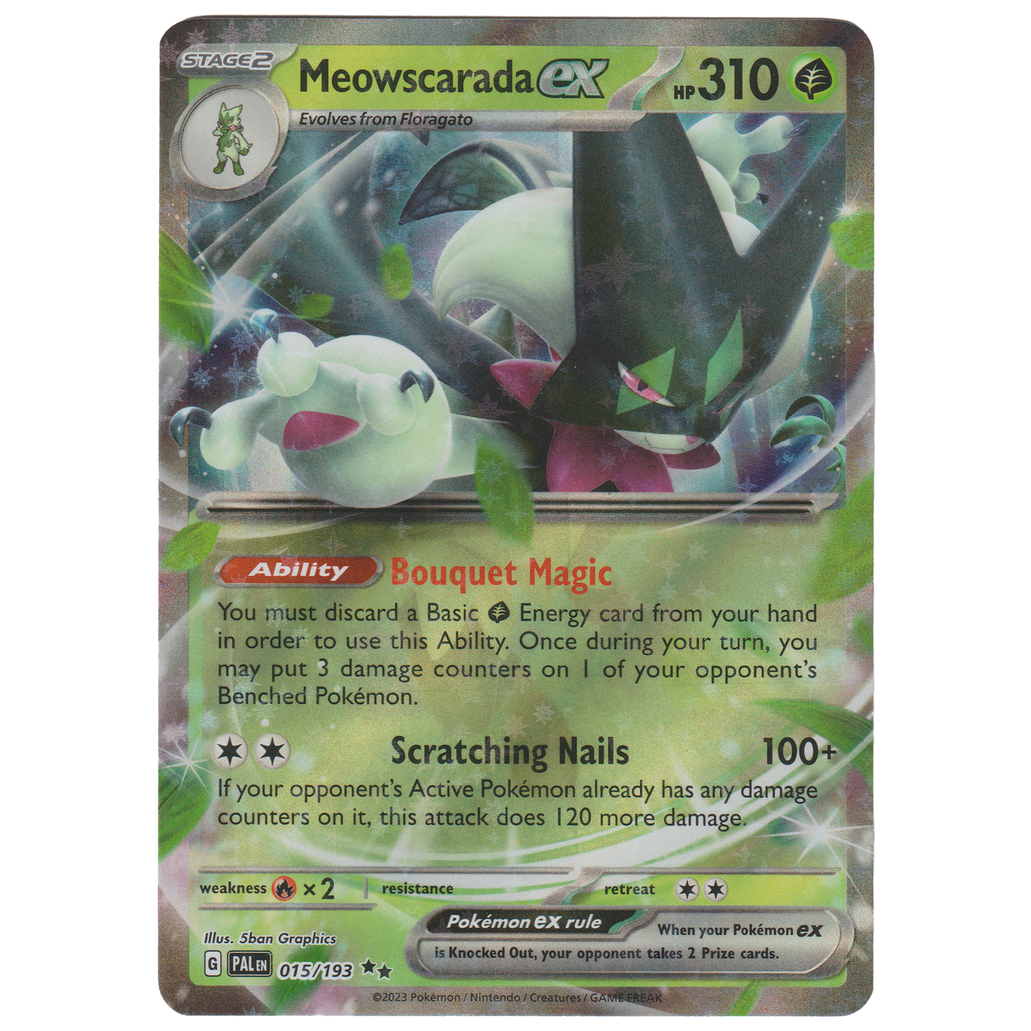Meowscarada ex 015/193