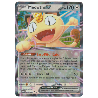 Meowth ex 062/088