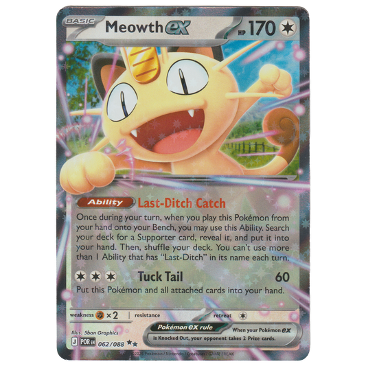 Meowth ex 062/088
