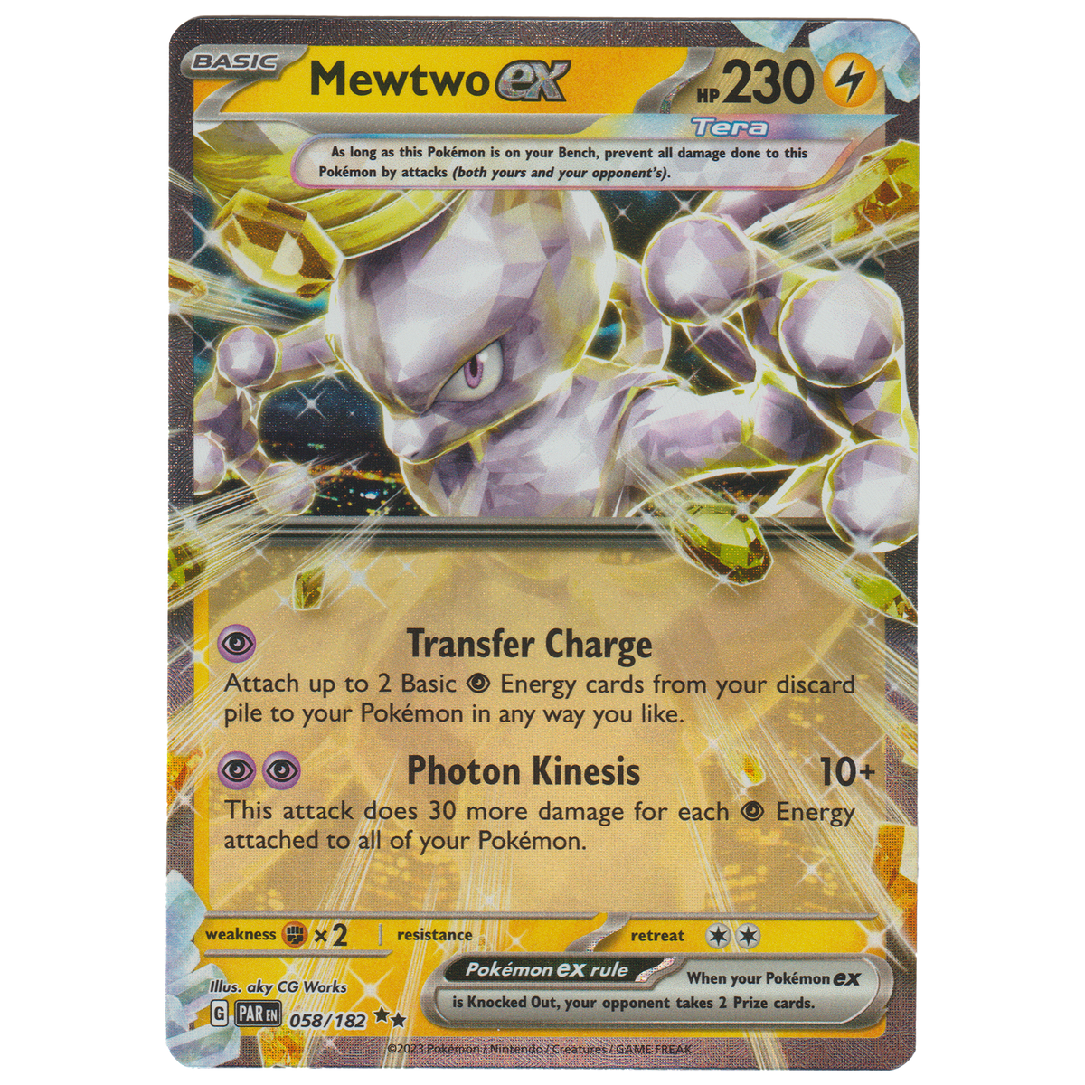 Mewtwo ex 58/182