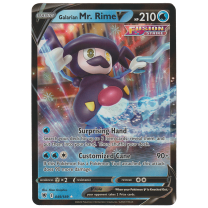 Galarian Mr. Rime V 049/189