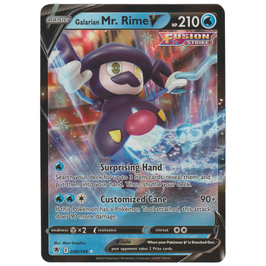 Galarian Mr. Rime V 049/189