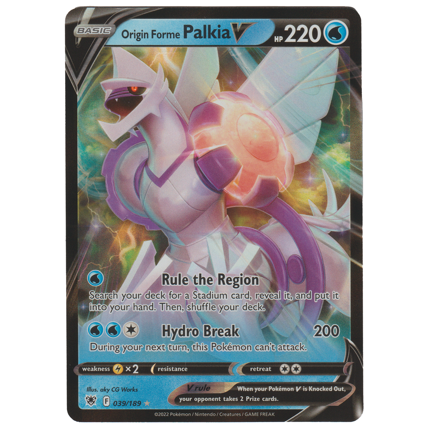 Origin Forme Palkia V 039/189