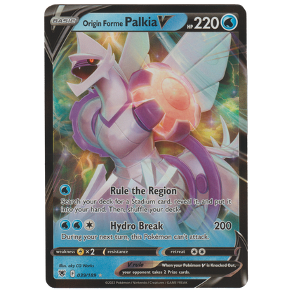 Origin Forme Palkia V 039/189