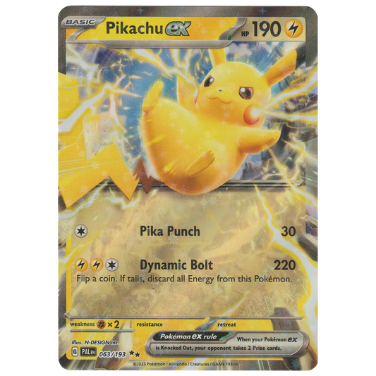 Pikachu ex 063/193
