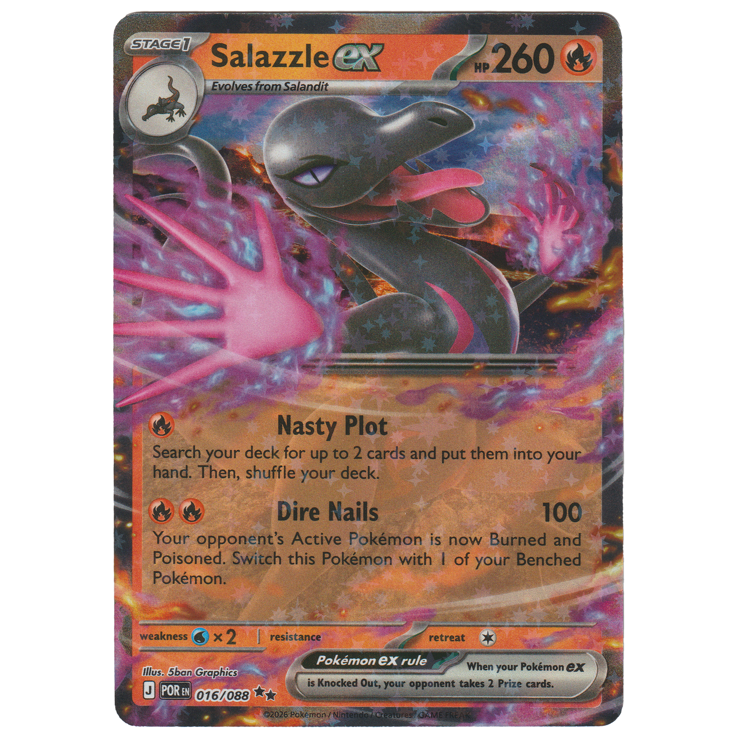 Salazzle ex 016/088
