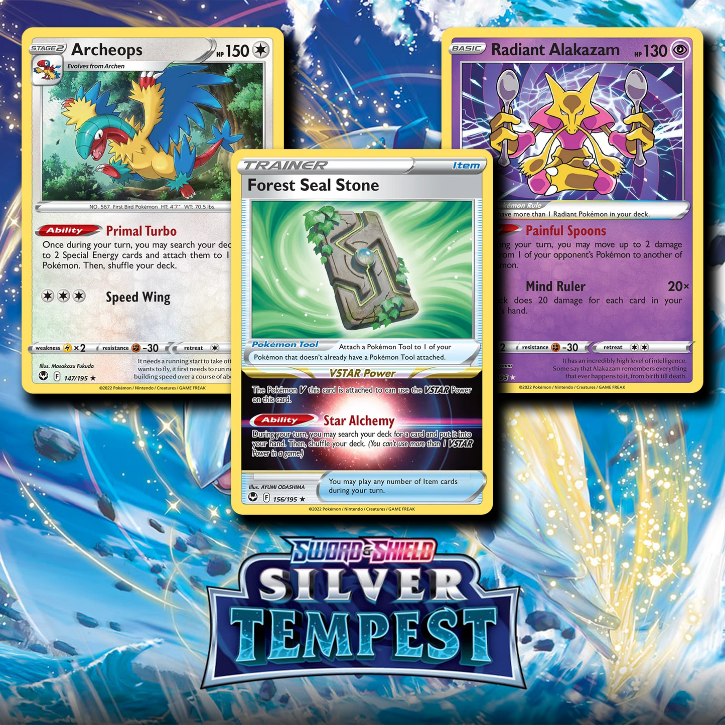 Silver Tempest Bulk Cards (Froslass-Professor Laventon)