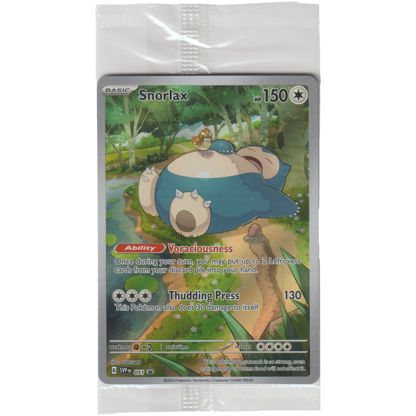 Snorlax SV51 Black Star Promo *FACTORY SEALED*
