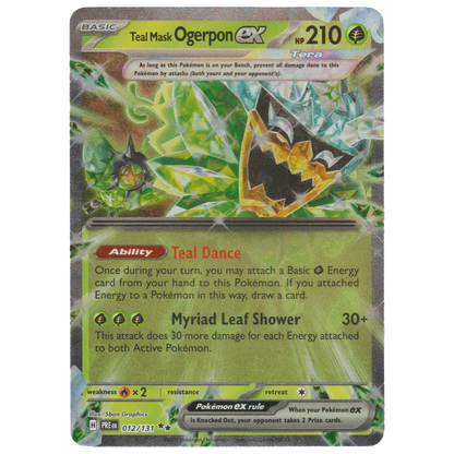 Teal Mask Ogerpon ex 012/131
