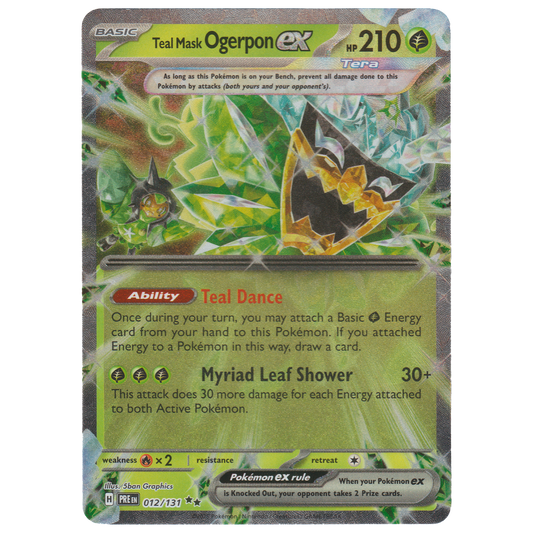 Teal Mask Ogerpon ex 012/131