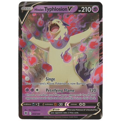 Hisuian Typhlosion V 053/189