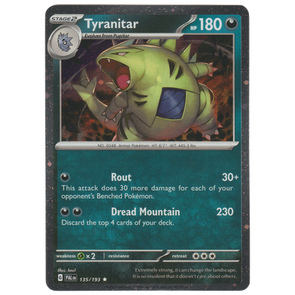 Tyranitar 135/193 (Cosmos Holo Triple Whammy Tins exclusive)