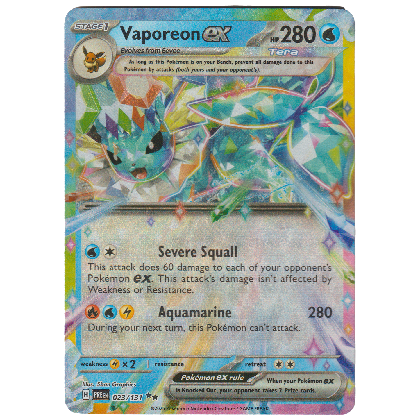 Vaporeon ex 023/131