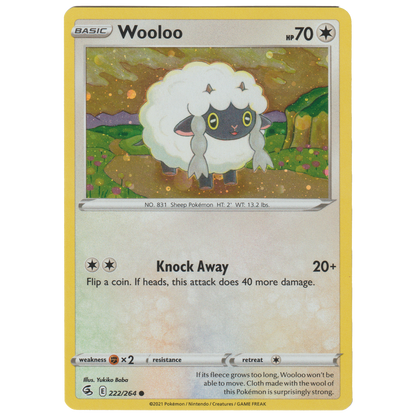 Wooloo 222/264 (Cosmos Holofoil)