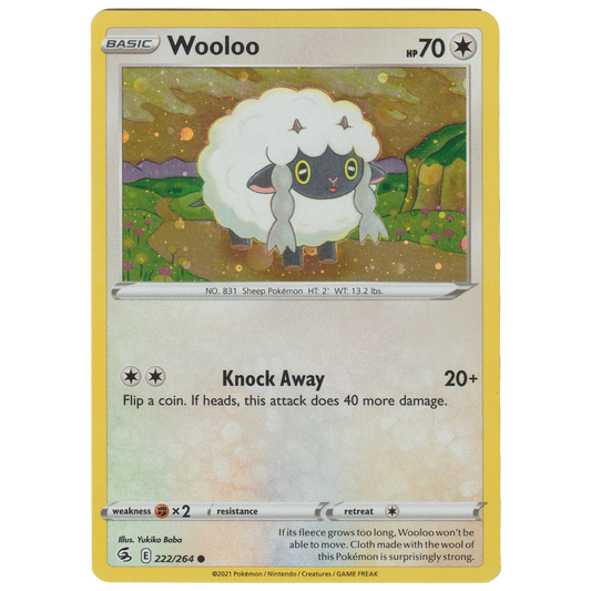 Wooloo 222/264 (Cosmos Holofoil)