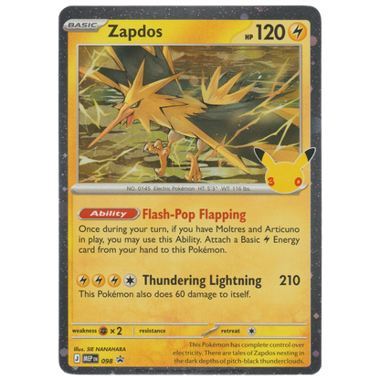 Zapdos MEP098 (Cosmos Holofoil)